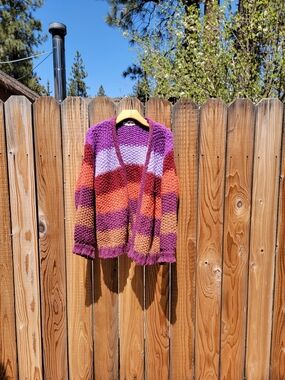 Natural Life Striped Cardi